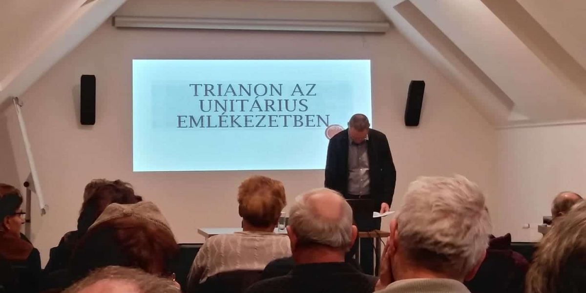 Trianon az unitárius emlékezetben (Fotó: Fodor Tibor) Trianon az unitárius emlékezetben (Fotó: Fodor Tibor)