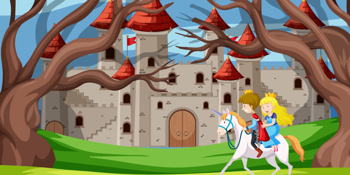 Prince and princess riding horse kiralylany kiralyfi